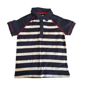 Tea Collection Striped Polo Blue Size 6